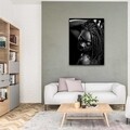 African Profile Üvegkép, Versa, 60x80 cm