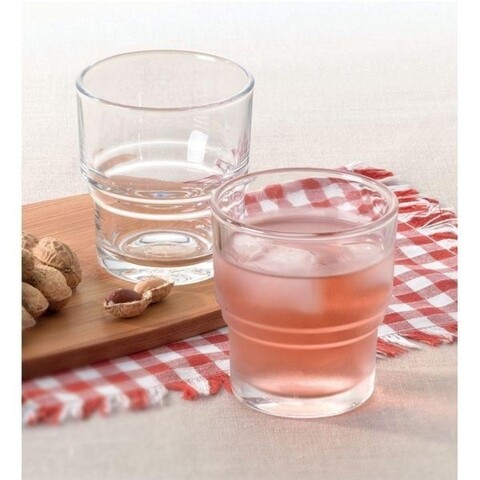 4 db-os pohár készlet, Duralex, Bistro, 210 ml, edzett üveg