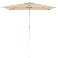 Calpe Téglalap alakú napernyő forgókarral, L.200 l.300 H.259 cm, alumínium, pezsgőszín/bézs