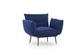 Jax Solo Fotel, Futon, 90x80x95 cm, fém, tengerkék