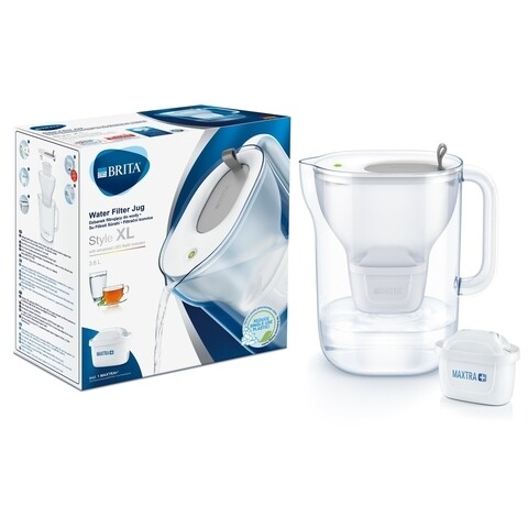 Szűrőpohár BRITA Style XL 3,6 L Maxtra + (szürke)