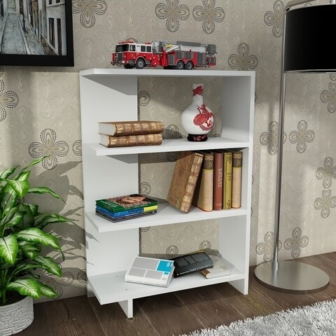 Trilion Könyvespolc, Furny Home, 61.5x24x90 cm, fehér