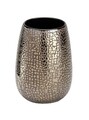 Kefetartó és fogkrém, Weenko, Marrakesh, 8,3 x 11,4 cm, kerámia, barna