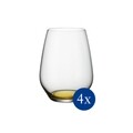 Villeroy & Boch 4 darabos Pohár készlet, Colorful Life Lemon Pie, 420 ml, kristályüveg, sárga