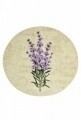 Fürdőszobai szőnyeg, Chilai, Lavender DJT, bézs / lila / zöld