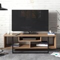 Asal TV Komód, Zena Home, 119.4x35.2x40.2 cm, barna/fekete