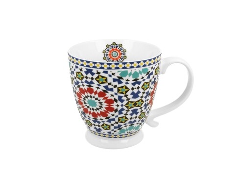 Csésze, DUO, Marokkó, 480 ml, porcelán, többszínű
