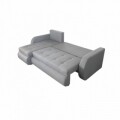 Siena Lux Grey Kihúzható sarokkanapé 243x141x81 cm tárolóládával