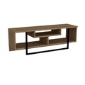 Asal TV Komód, Zena Home, 119.4x35.2x40.2 cm, barna/fekete