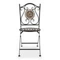 Natúr görög kerti szék, Versa, 35x50x92 cm, fém