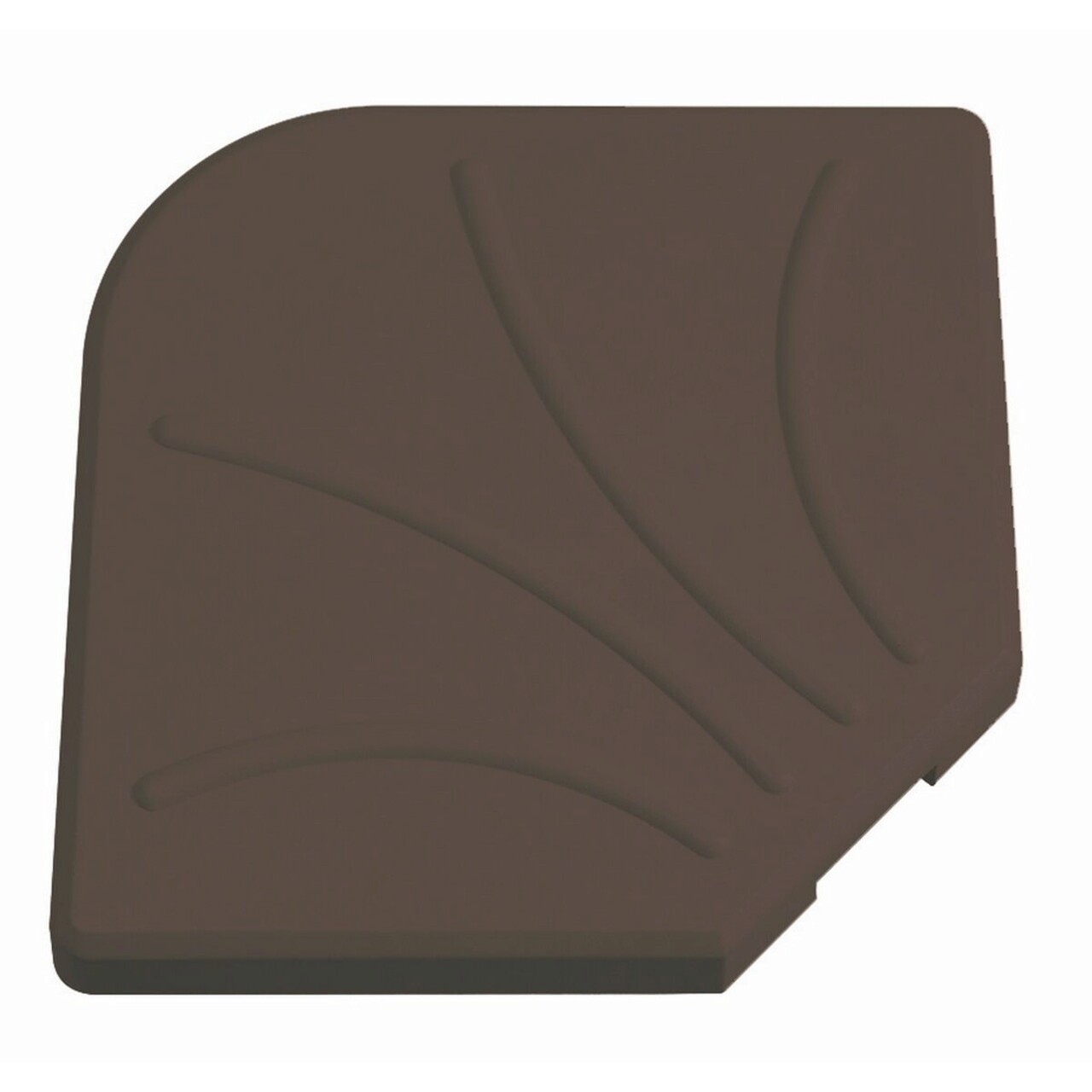 Kerti napernyő alap 25 kg, 47 x 47 x 5.5 cm, cement, barna