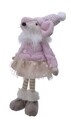 Mouse in dress Dekoráció, Decoris, 13x7x26 cm, poliészter, többszínű