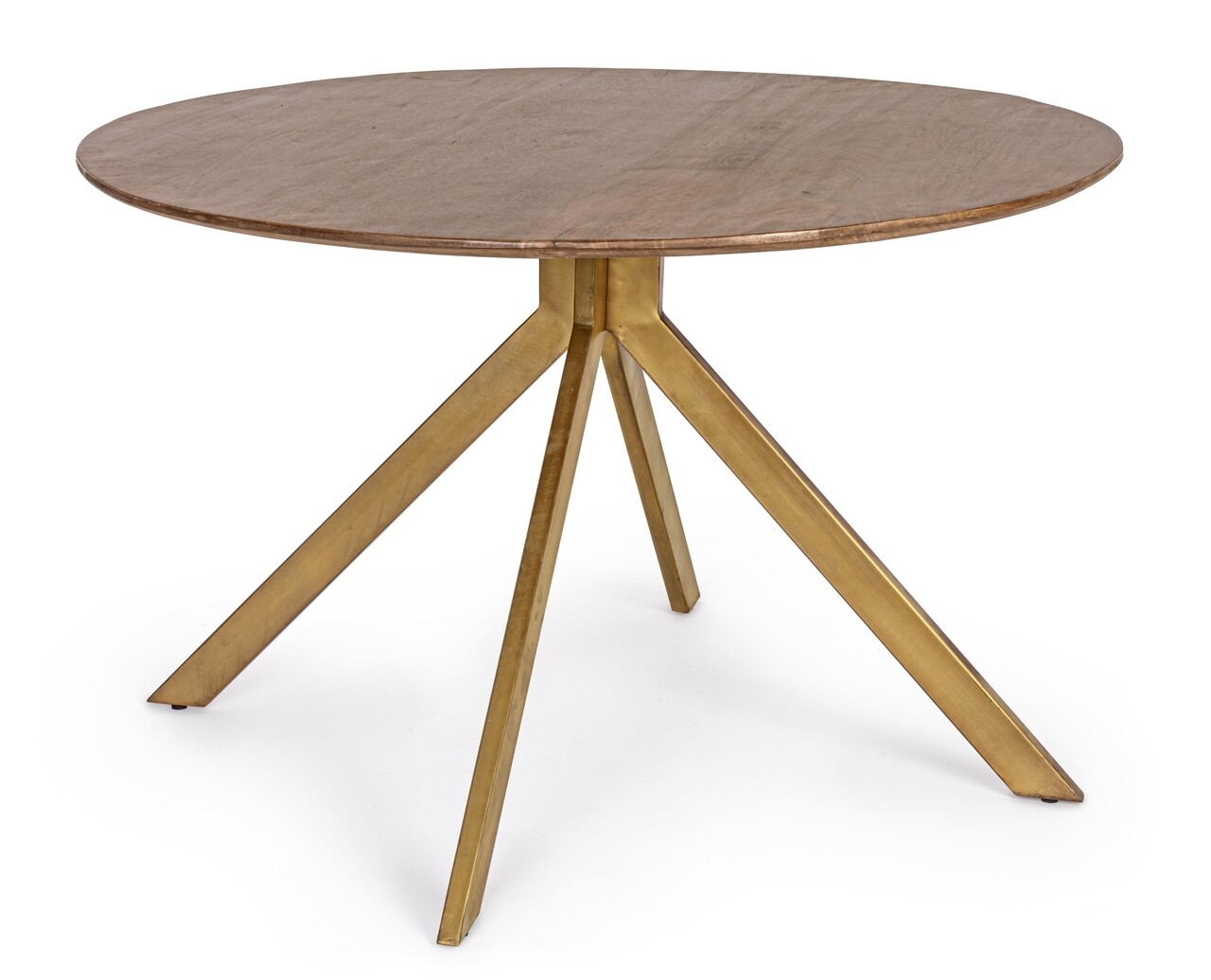 Sherman Asztal, Bizzotto, Ø120 x 76 cm, mangó fa/acél
