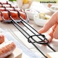 Sosket InnovaGoods Grillező kolbászokhoz, 51 cm, öntöttvas, fekete/természetes