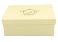 2 db eszpresszó csésze fagylalttállal, Duo, 120 ml, porcelán, tejszín / arany