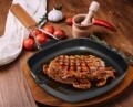 Delis Grill serpenyő levehető nyéllel, Vanora Home, 24 x 3.5 cm, szénacél, fekete