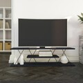 TV Canaz TV Komód, Kalune Design, 120x30x33 cm, antracit/szürke