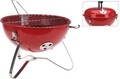 Spherical Grillsütő, Ø37 cm, króm, piros