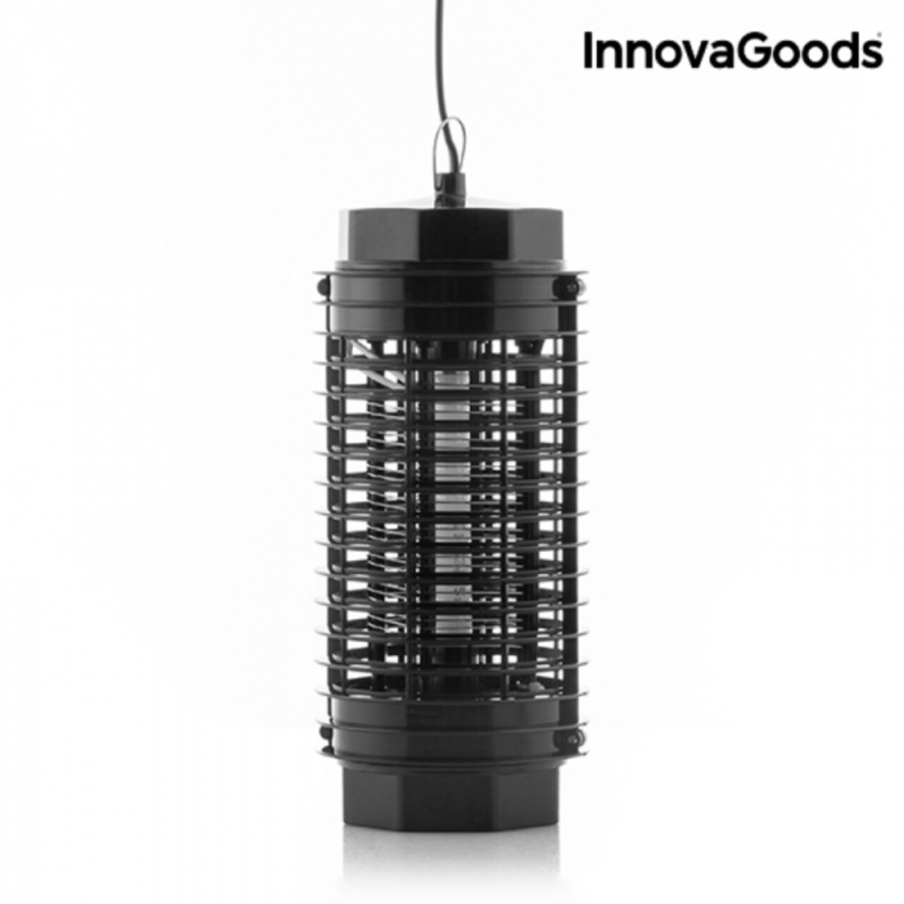 KL-1500 InnovaGoods 4W páramentesítő lámpa, Ø12x26 cm, fekete