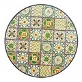 Naxos Round Kerti szék, Bizzotto, Ø60x75 cm, acél/kerámia