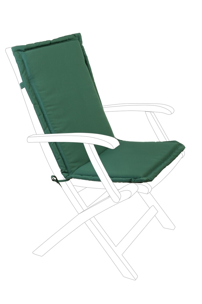 Poly180 Párna kerti székhez, Bizzotto, 45 x 94 cm, vízhatlan poliészter, sötétzöld