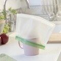 6 db újrafelhasználható cipzáras táska készlet InnovaGoods Bags Zags, 25/20 / 15,5 cm