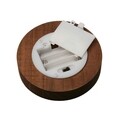 Világító dekoráció kaktusz LED-ekkel, Versa, 14,6x16,7 cm, elemekkel, kerámia / fa