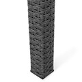 Horeca Asztal, L.160 l.90 H.74 cm, alumínium, szürke