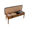 Vina 1053 - Anthracite Pad, Walnut, Vella, 110x40x51 cm