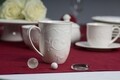 Adagoló csésze, DUO, Hemingway, 300 ml, porcelán, fehér