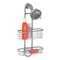 Függesztett fürdőszobai rendszerező zuhanyfejhez Basic, iDesign, 25,5x12x52 cm, rozsdamentes acél