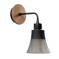 Fali lámpa Foca N-129, Noor, 24 x 28 cm, 1 x E27, 100W, fekete
