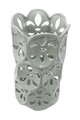 Petal Váza, Mauro Ferretti, Ø 14x25.5 cm, porcelán, szürke