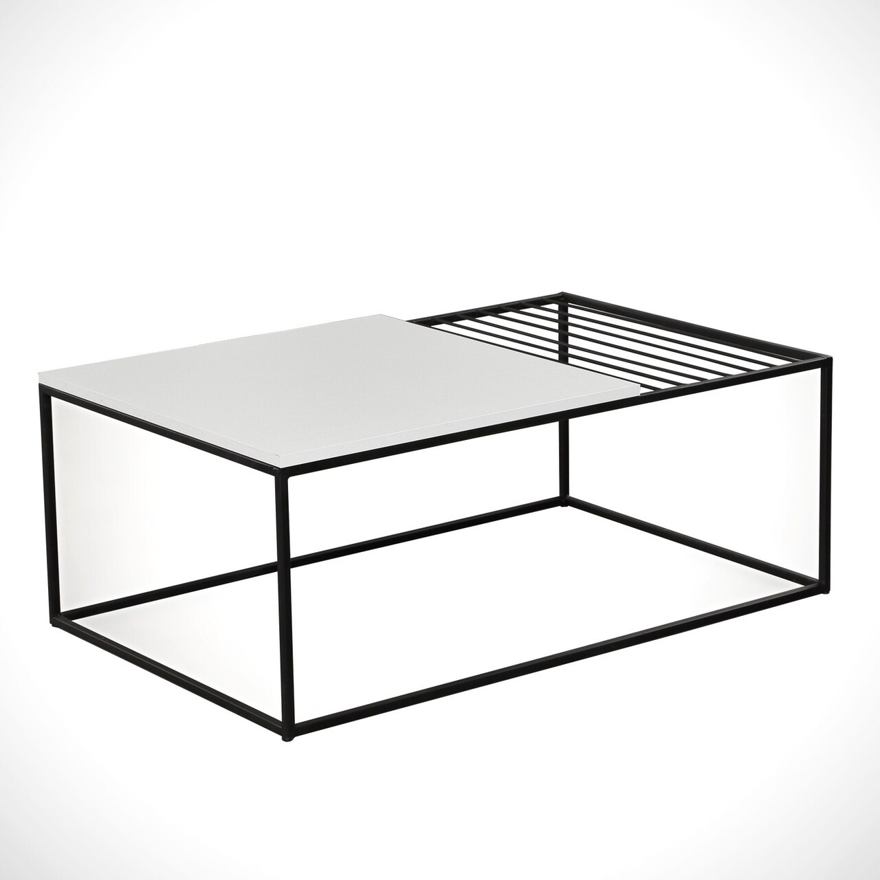 Zinus White Dohányzóasztal, Comforty, 95x55x43 Cm, Fehér