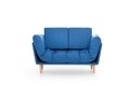 Nina Daybed Kihúzható kanapé, Futon, 3 személyes, 200x70 cm, fém, világoskék
