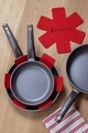 Magnat Grey serpenyő + elválasztó, Ambition, 26 cm, Qualum Basic Stone bevonat