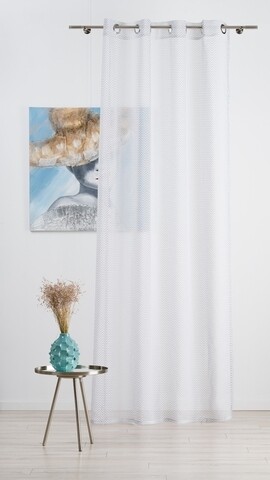 Mendola Függöny, Sky, 140x245 cm, poliészter, szürke