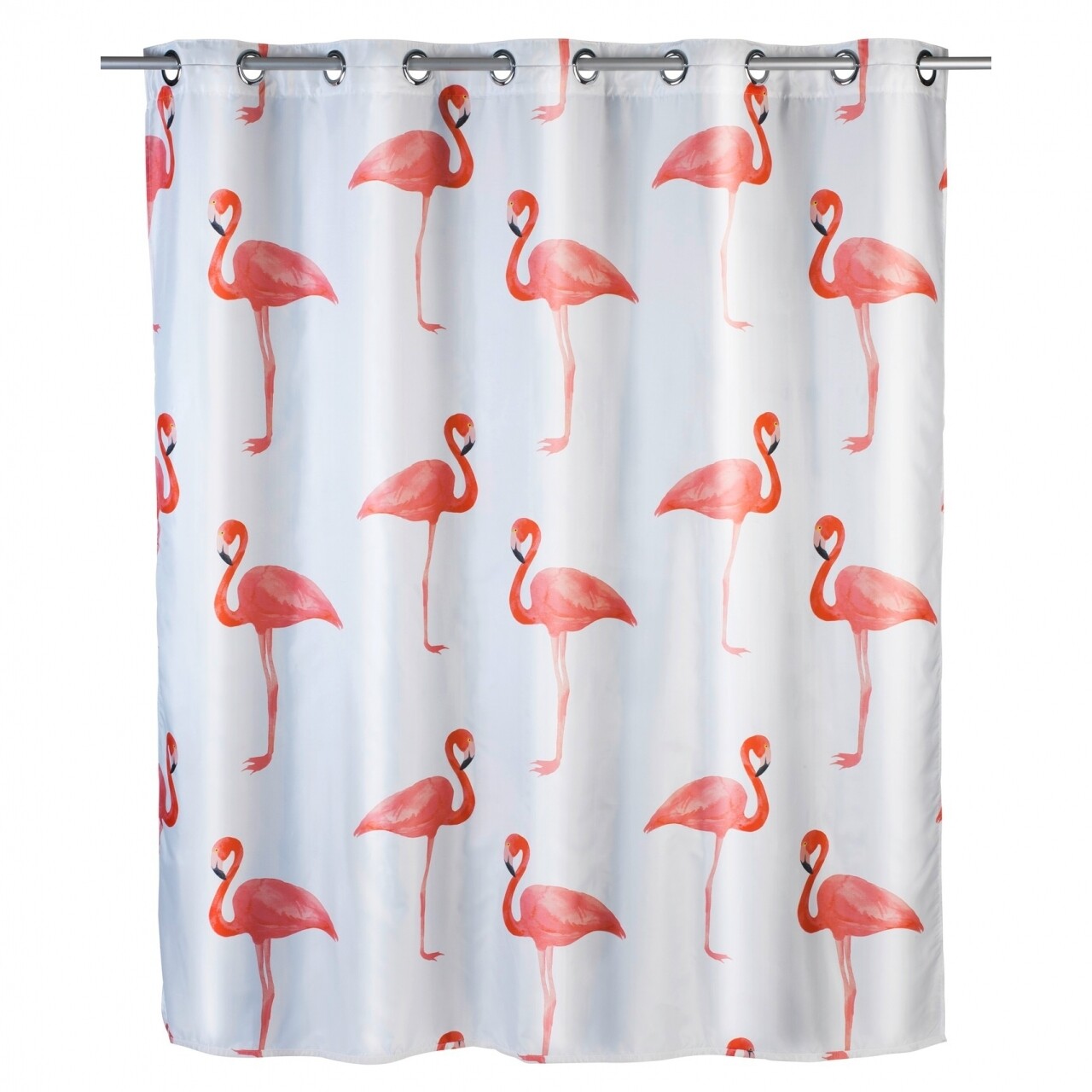 Flex Flamingo Zuhanyfüggöny, Weko, 180x200 Cm, 100% Poliészter, Többszínű