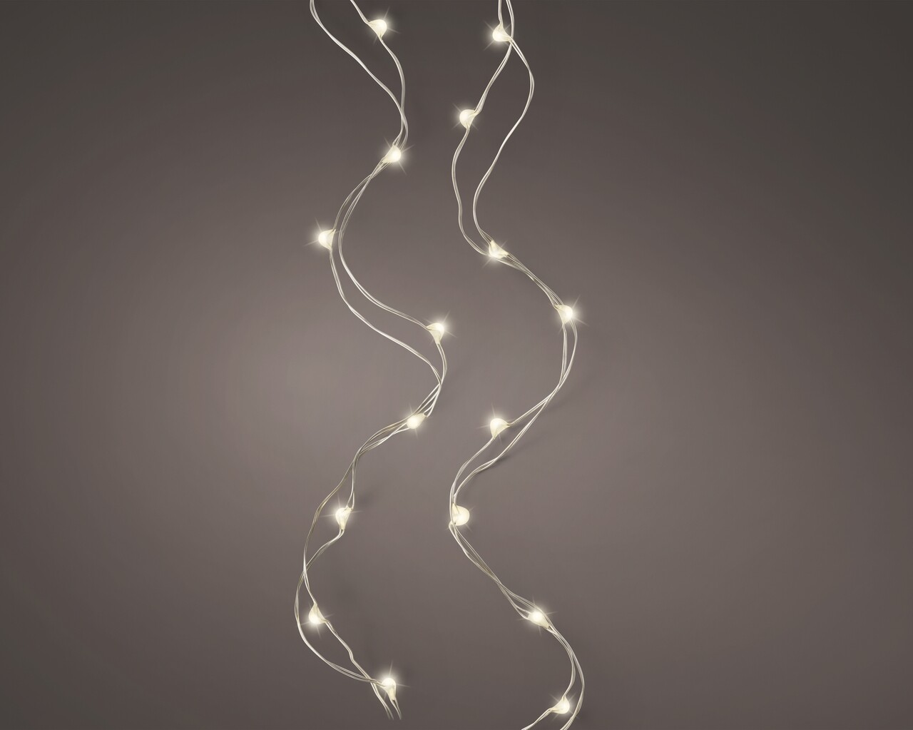 Telepítés Micro LED Stringlights, Lumineo, 495 cm, 100 LED, meleg fény