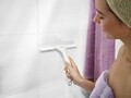 Zuhanytörlő Cubicle Shower Sliderrel, Leifheit, műanyag, fehér