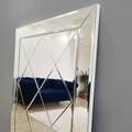Dísztükör A306D, Neostill, 65 x 130 cm, ezüst