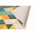 Illusion Prism Green / Multi szőnyeg, Flair Szőnyegek, 160 x 220 cm, 100% gyapjú, többszínű