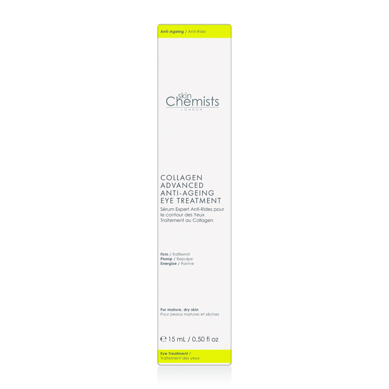 Öregedésgátló Kezelés A Szem Környékére, SkinChemists, Collagen Advanced Anti-Aging, 15 Ml