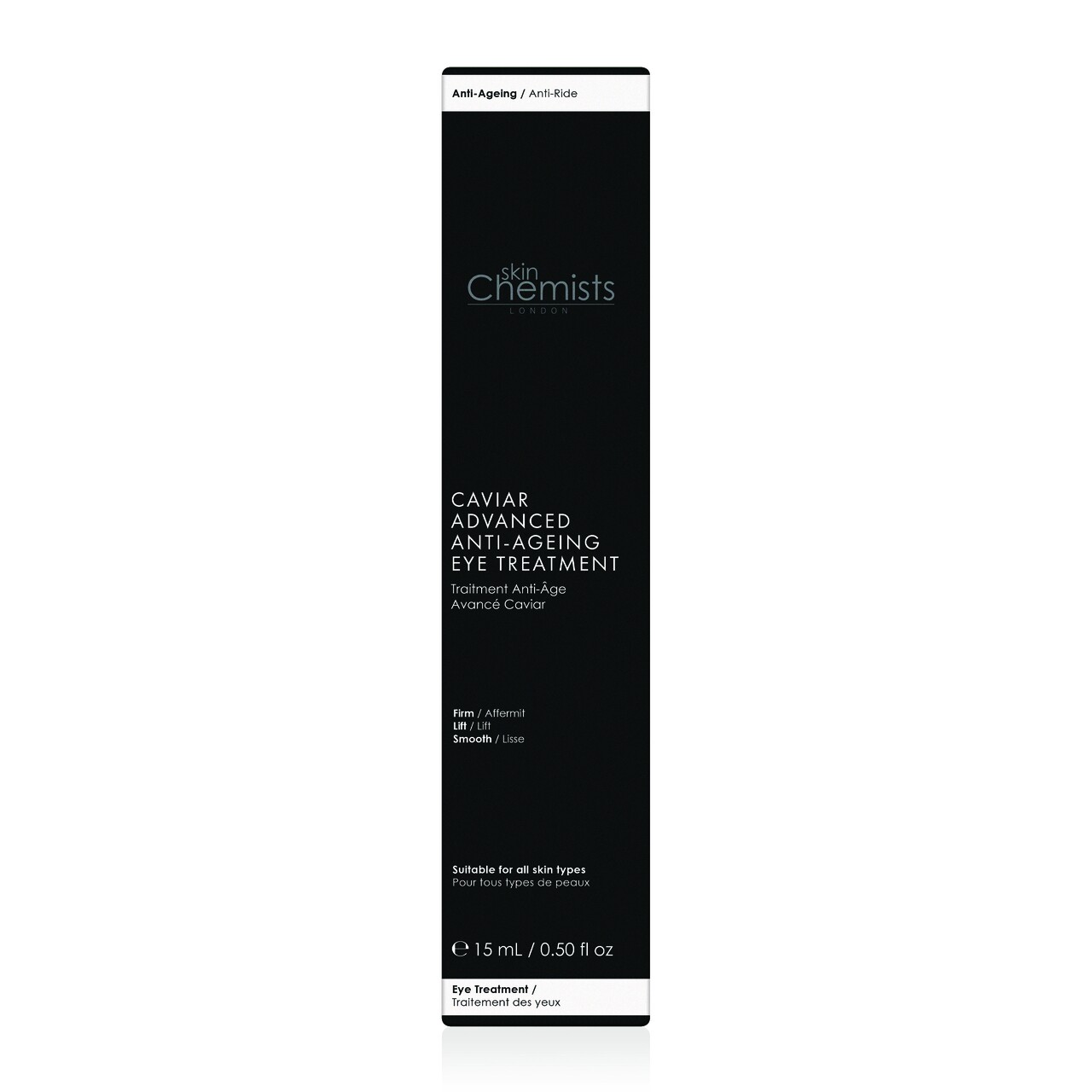 Öregedésgátló Szemkezelés, SkinChemists, Caviar Advanced Acid öregedésgátló Szem, 15 Ml