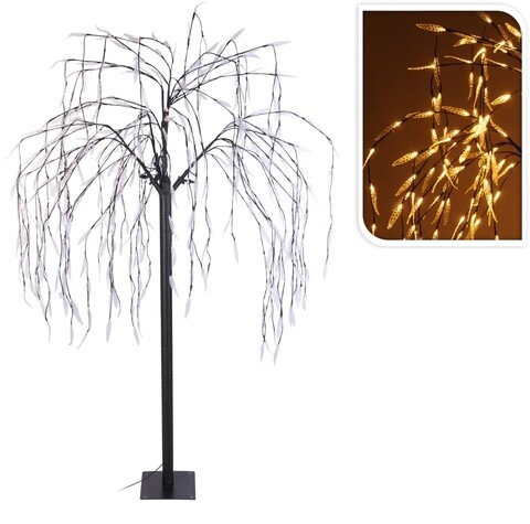 Willow Tree Fénydekoráció, 400 LED-uri, H180 cm, meleg fény
