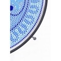 Bisanzio Round Kerti asztal, Bizzotto, Ø60x75 cm, acél/kerámia