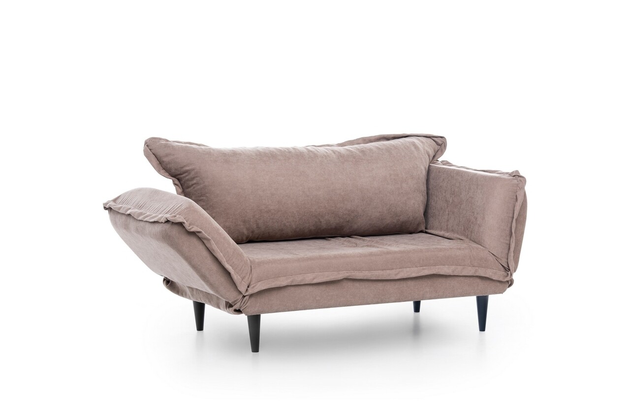 Vino Daybed Kihúzható Kanapé, Futon, 3 Személyes, 200x70 Cm, Fém, Bézs