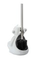 Wenko WC kefe tartóval, Monkey Quiet, 20 x 14.5 x 14 cm, kerámia, fehér