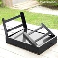 BearBQ InnovaGoods Hordozható összecsukható grill faszén használatra, 41x28x20 cm