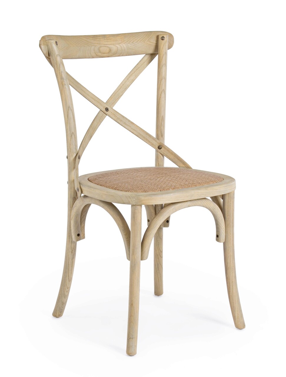 Cross szék, bizzotto, 50.5x52x87 cm, szilfa/rotáng
